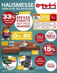 Opti Wohnwelt Prospekt - Hausmesse