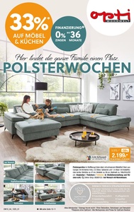 Opti Wohnwelt Prospekt - Angebote ab 26.09.