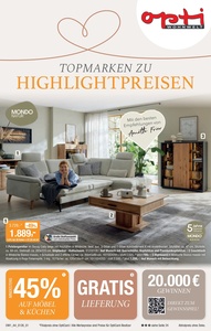 Opti Wohnwelt Prospekt - Topmarken zu Highlightpreisen
