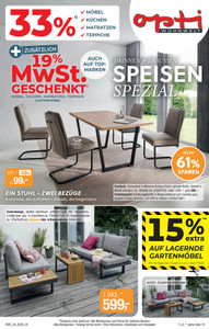 Opti Wohnwelt Prospekt - drinnen & draußen