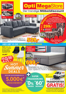 Opti Wohnwelt Prospekt - Hot Sommer Sale