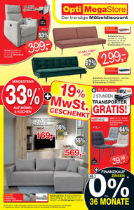 Opti Wohnwelt Prospekt - Opti Mega Store