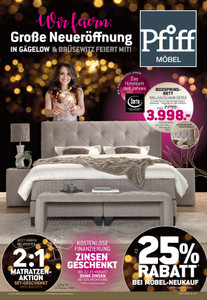 Pfiff Möbel Prospekt - Angebote ab 30.01.