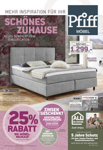 Pfiff Möbel Prospekt - Angebote ab 17.04.