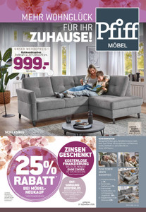 Pfiff Möbel Prospekt - Angebote ab 11.09.