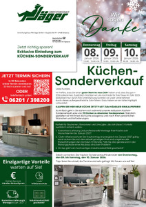 Einrichtungshaus Willi Jäger Prospekt - Küchen-Sonderverkauf