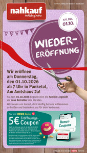 nahkauf Prospekt - Angebote ab 28.09.