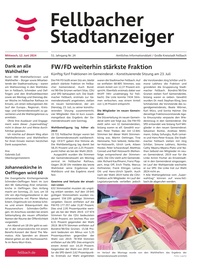 Stuttgarter Zeitung Prospekt - Fellbacher Wochenblatt KW24