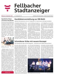 Stuttgarter Zeitung Prospekt - Fellbacher Wochenblatt KW36