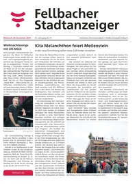 Stuttgarter Zeitung Prospekt - Fellbacher Wochenblatt_KW 47_2024