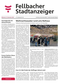 Stuttgarter Zeitung Prospekt - Fellbacher Wochenblatt KW48