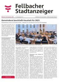 Stuttgarter Zeitung Prospekt - Fellbacher Wochenblatt KW 51