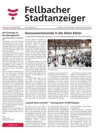 Stuttgarter Zeitung Prospekt - Fellbacher Wochenblatt KW 8