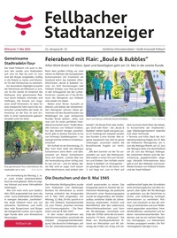 Stuttgarter Zeitung Prospekt - Fellbacher Wochenblatt KW19/25