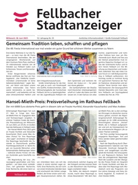 Stuttgarter Zeitung Prospekt - Fellbacher Wochenblatt KW 25/25