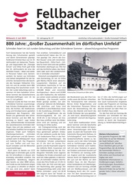Stuttgarter Zeitung Prospekt - Fellbacher Wochenblatt KW 27