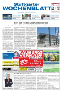 Stuttgarter Zeitung Prospekt - Stuttgarter Wochenblatt KW28