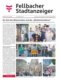 Stuttgarter Zeitung Prospekt - Fellbacher Wochenblatt_KW 29_2025