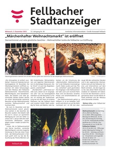 Stuttgarter Zeitung Prospekt - Fellbacher Wochenblatt KW49