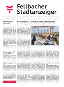 Stuttgarter Zeitung Prospekt - Fellbacher Wochenblatt KW 14