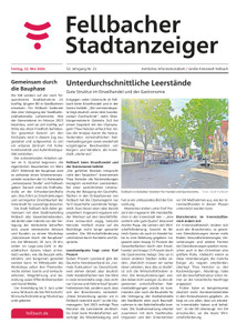 Stuttgarter Zeitung Prospekt - Fellbacher Wochenblatt KW 21_2026