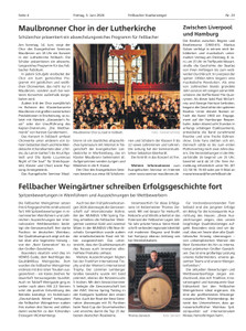 Stuttgarter Zeitung Prospekt - Fellbacher Wochenblatt KW 23_2026