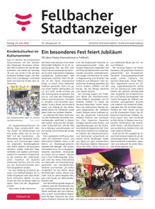 Stuttgarter Zeitung Prospekt - Fellbacher Wochenblatt KW25