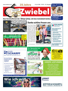 Stuttgarter Zeitung Prospekt - Anzeigenblatt Zwiebel KW25