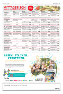 Stuttgarter Zeitung Prospekt - Mittagstisch Esslingen KW 27
