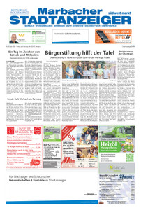 Stuttgarter Zeitung Prospekt - Marbacher Stadtanzeiger 
