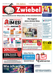 Stuttgarter Zeitung Prospekt - Anzeigenblatt Zwiebel KW 31