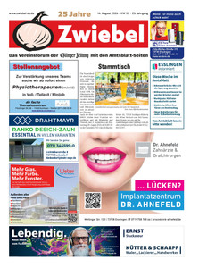 Stuttgarter Zeitung Prospekt - Zwiebel KW 33_2026