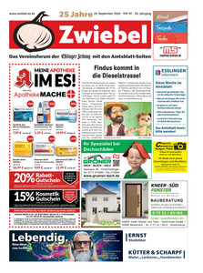 Stuttgarter Zeitung Prospekt - Anzeigenblatt Zwiebel KW 39