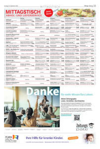 Stuttgarter Zeitung Prospekt - Mittagstisch Esslingen KW 40