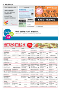 Stuttgarter Zeitung Prospekt - Mittagstisch Esslingen KW41