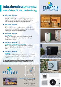 Krumbein Prospekt - Infoabende