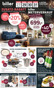 biller Prospekt - Zusatzrabatt