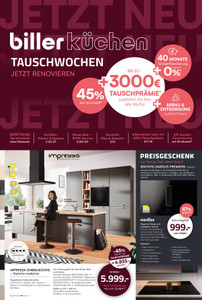 biller Prospekt - Biller Küchen Tauschwochen