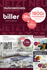 biller Prospekt - Tauschwochen bei Biller