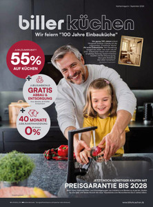 biller Prospekt - 100 Jahre Einbauküche