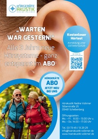 Hörgeräte-Akustik Nadine Volkmer Prospekt - Hörgeräte Akustik