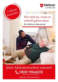 Malteser Prospekt - Hausnotruf!