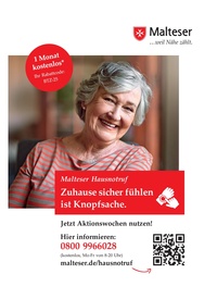 Malteser Prospekt - Malteser Hausnotruf