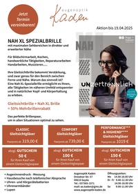 Augenoptik Kaden Prospekt - Augenoptik Kaden