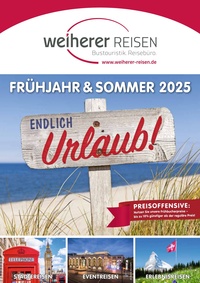 Weiherer Reisen Prospekt - Weiherer Reisen