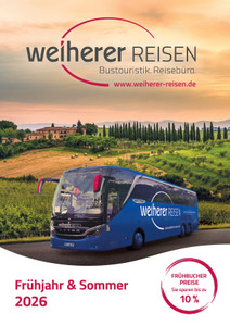 Weiherer Reisen Prospekt - reise