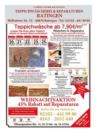 Orient-Teppich-Klinik Prospekt - Orient Teppich Klinik