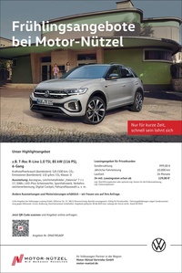 Motor Nützel Prospekt - Frühlingsangebote