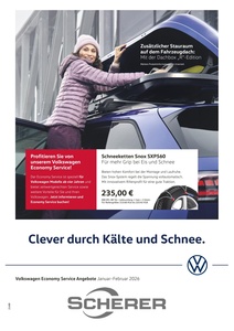 Autohaus Scherer Prospekt - VW Service Angebote Januar–Februar 2026
