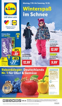 Lidl Prospekt - Winterspaß im Schnee